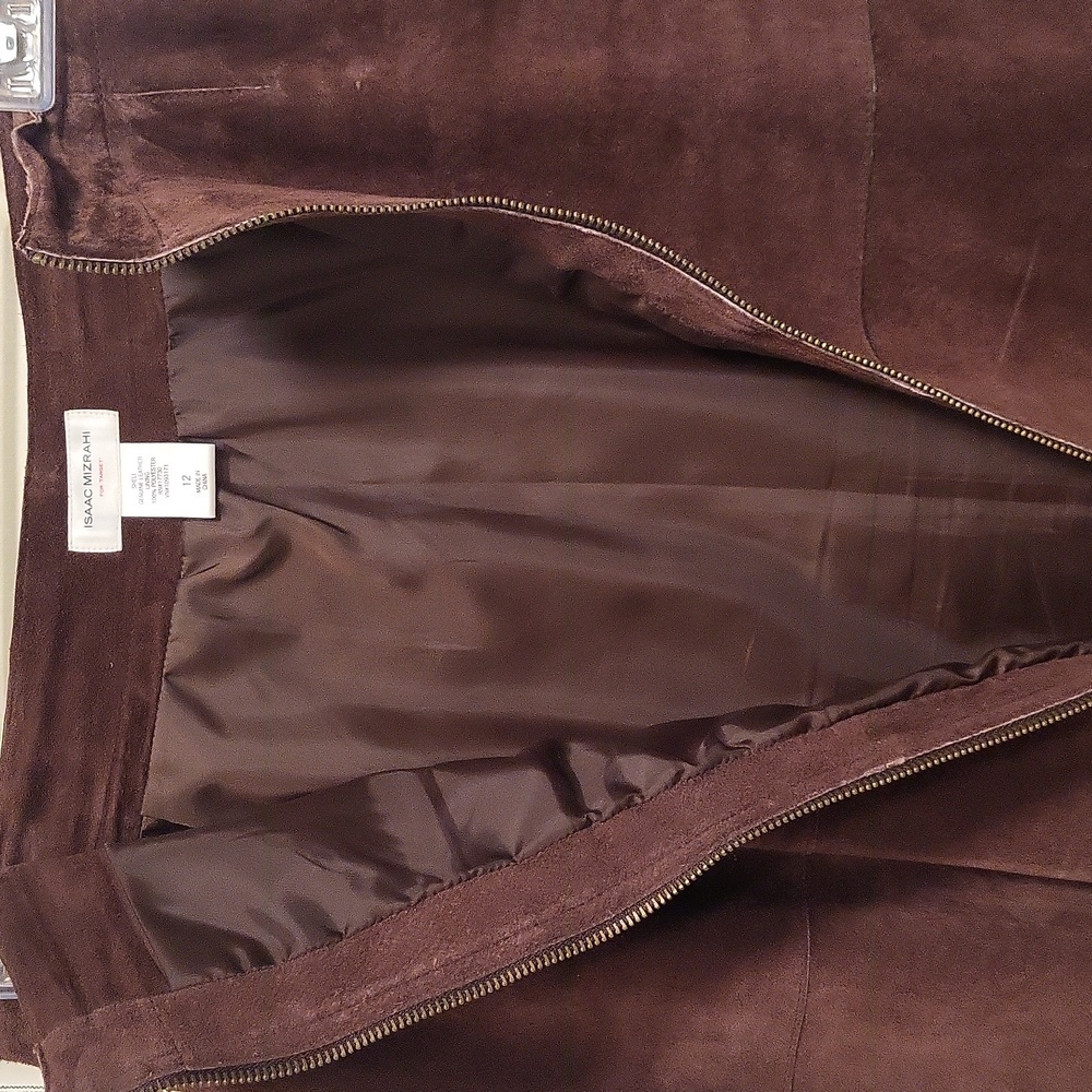 Isaac mizrahi suede skirt - Picture 4 of 4
